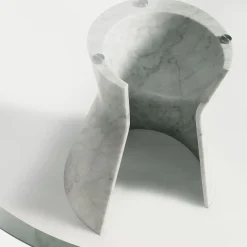 MGM Marmi e Graniti Dining Tables<Embrace Table with Crystal Top by Gritti Rollo