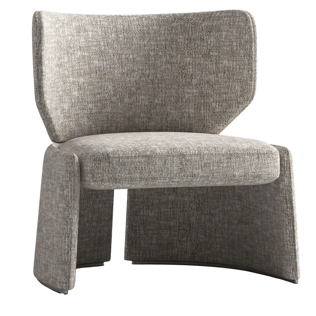 CPRN Homood Lounge Chairs<Emilia Gray fabric Lounge Chair