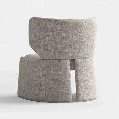 CPRN Homood Lounge Chairs<Emilia Gray fabric Lounge Chair