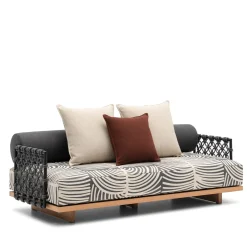 Jwana Hamdan Outdoor Sofas & Benches<Emir Gray Sofa