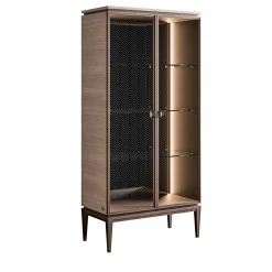 CPRN Homood Cabinets<Engraved Glass Showcase