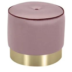 Domingo Salotti Ottomans & Poufs<Eos Pink Pouf