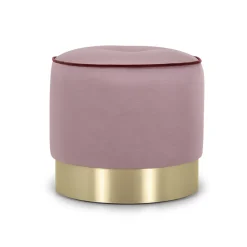 Domingo Salotti Ottomans & Poufs<Eos Pink Pouf