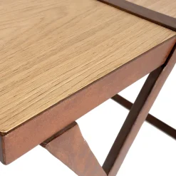 TrackDesign Bistro Tables<Equilibri Corten Steel Table by Valentina De Carolis