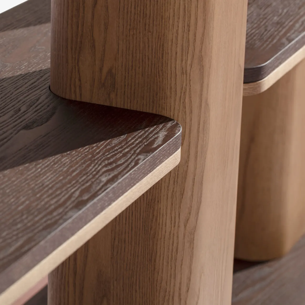 Carpanese Home Bookcases<Erice L Bookcase With Wooden Shelves