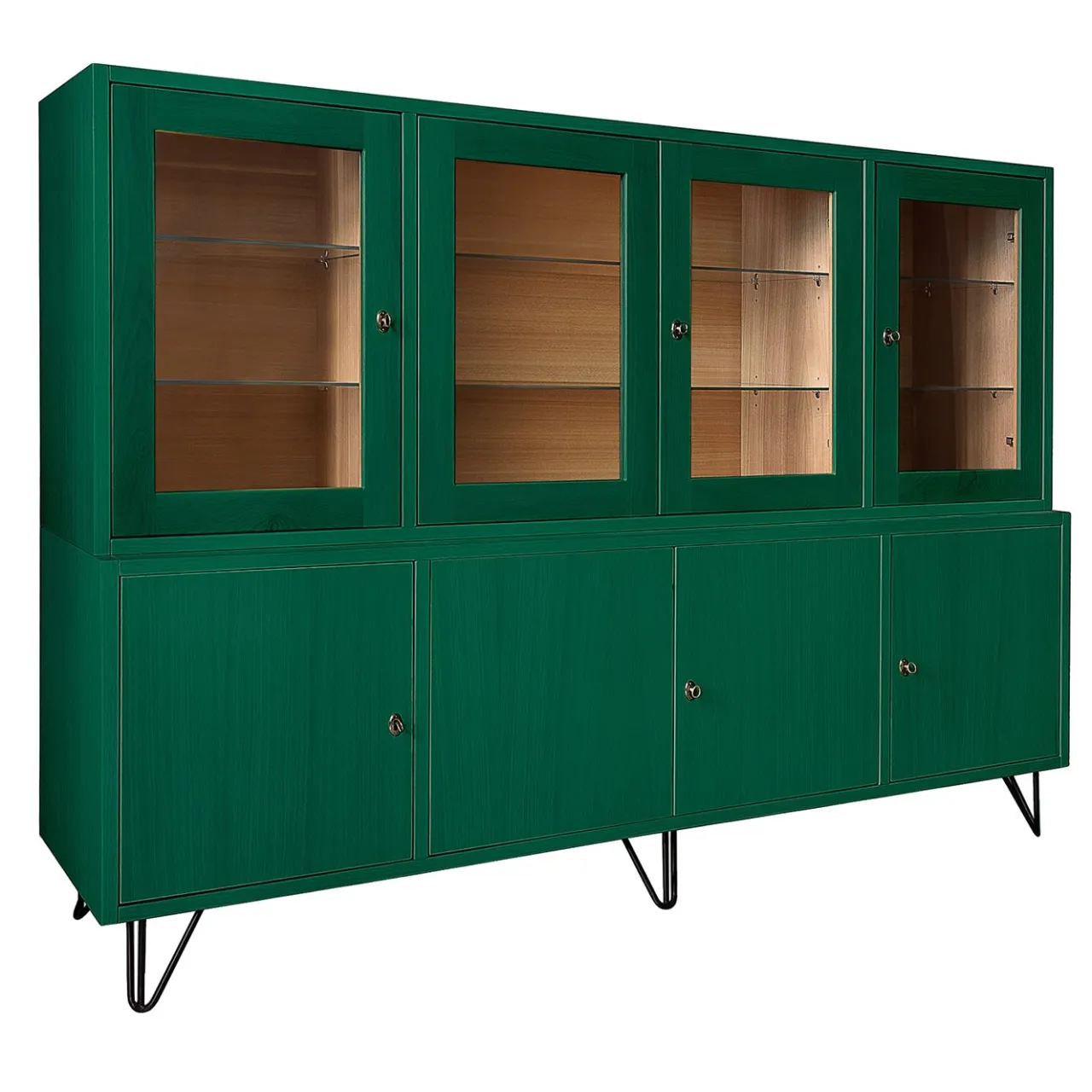 Ebanisteria Roberto Gambella Cabinets<Eroica Green Cabinet by Eugenio Gambella