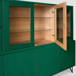 Ebanisteria Roberto Gambella Cabinets<Eroica Green Cabinet by Eugenio Gambella