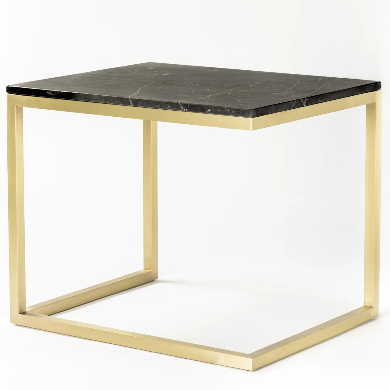V.L. Lavorazioni In Ferro Side Tables<Esopo Black and Brass Side Table by Antonio Saporito