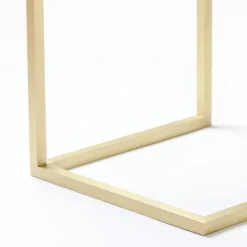 V.L. Lavorazioni In Ferro Side Tables<Esopo Brass and Black Marble Side Table by Antonio Saporito