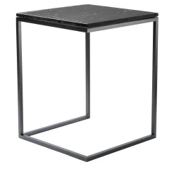 V.L. Lavorazioni In Ferro Side Tables<Esopo Tall Black Side Table by Antonio Saporito