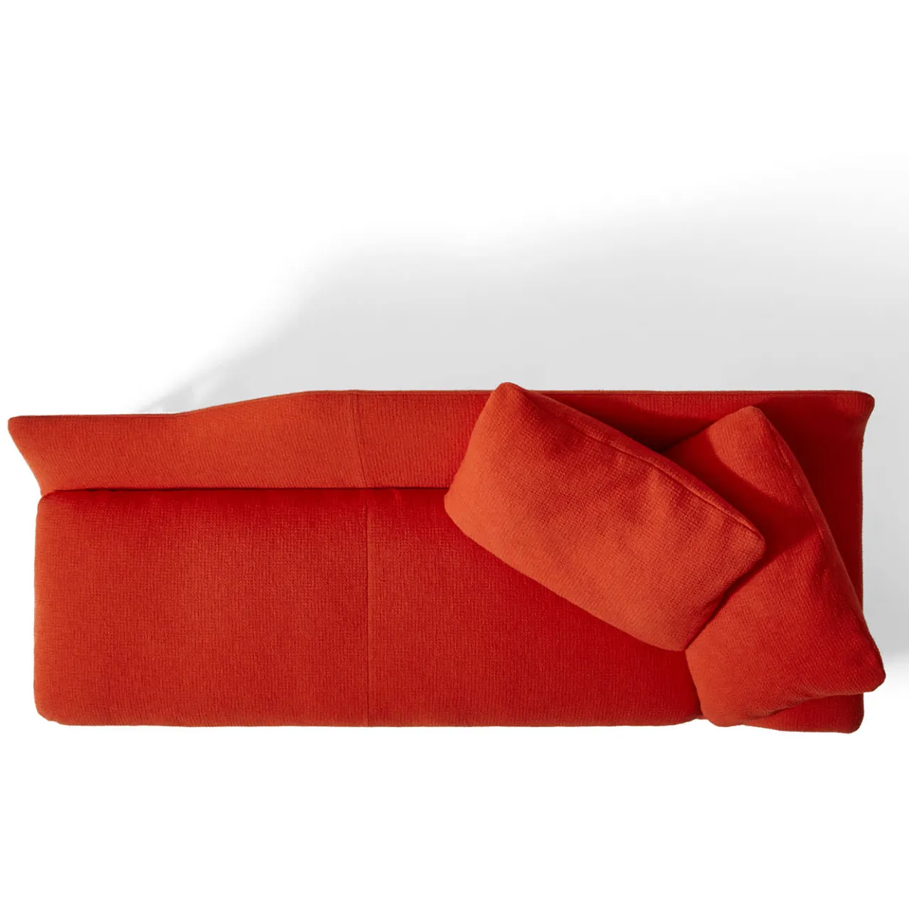 Cassina Chaises<Esosoft Right-Sided Orange Chaise Longue by Antonio Citterio
