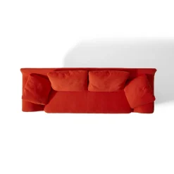 Cassina Sofas<Esosoft 3-Seater Orange Sofa by Antonio Citterio