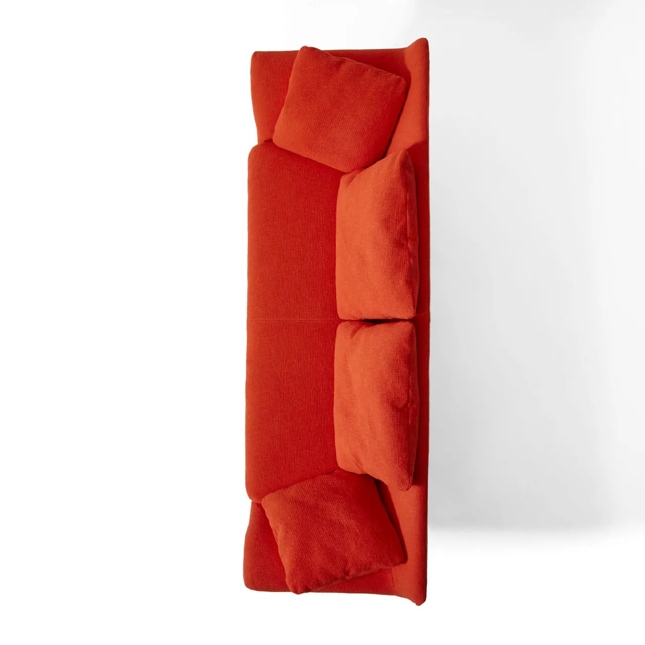 Cassina Sofas<Esosoft 3-Seater Orange Sofa by Antonio Citterio