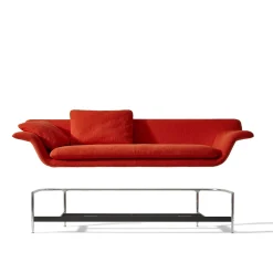 Cassina Sofas<Esosoft 3-Seater Orange Sofa by Antonio Citterio