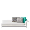 Cassina Chaises<Esosoft White Chaise Longue by Antonio Citterio