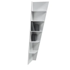 My Home Bookcases<Esquina White Angular Bookcase by My_Lab