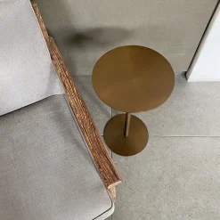 mg12 by Monica Geronimi Side Tables<Ester Bronzed Finish Side Table