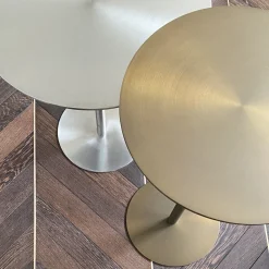 mg12 by Monica Geronimi Side Tables<Ester Bronzed Finish Side Table