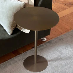 mg12 by Monica Geronimi Side Tables<Ester Tall Bronze Steel Side Table