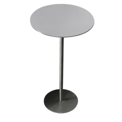 mg12 by Monica Geronimi Side Tables<Ester Tall Slate Steel Side Table