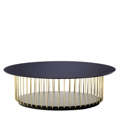 Black Tie Coffee Tables<Etan Blue & Golden Coffee Table