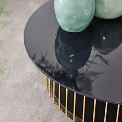 Black Tie Coffee Tables<Etan Blue & Golden Coffee Table
