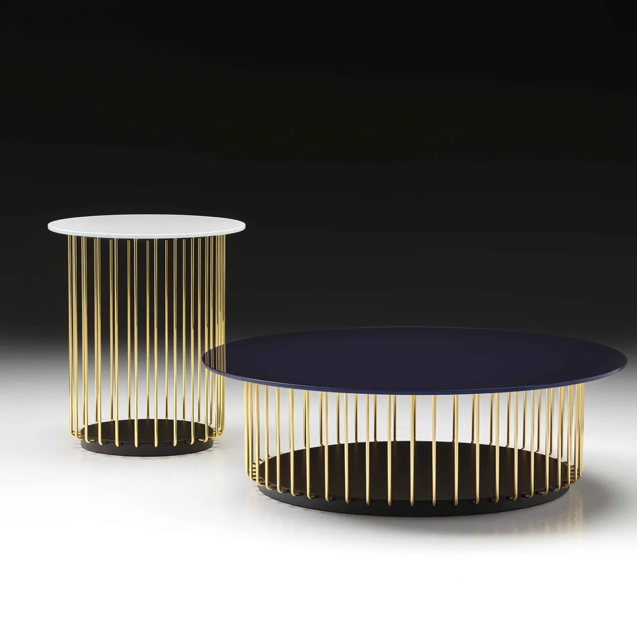 Black Tie Coffee Tables<Etan Blue & Golden Coffee Table