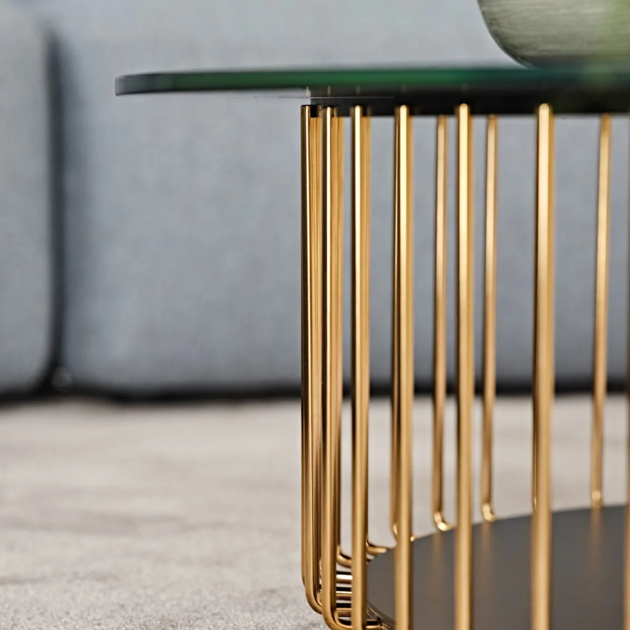 Black Tie Coffee Tables<Etan Blue & Golden Coffee Table