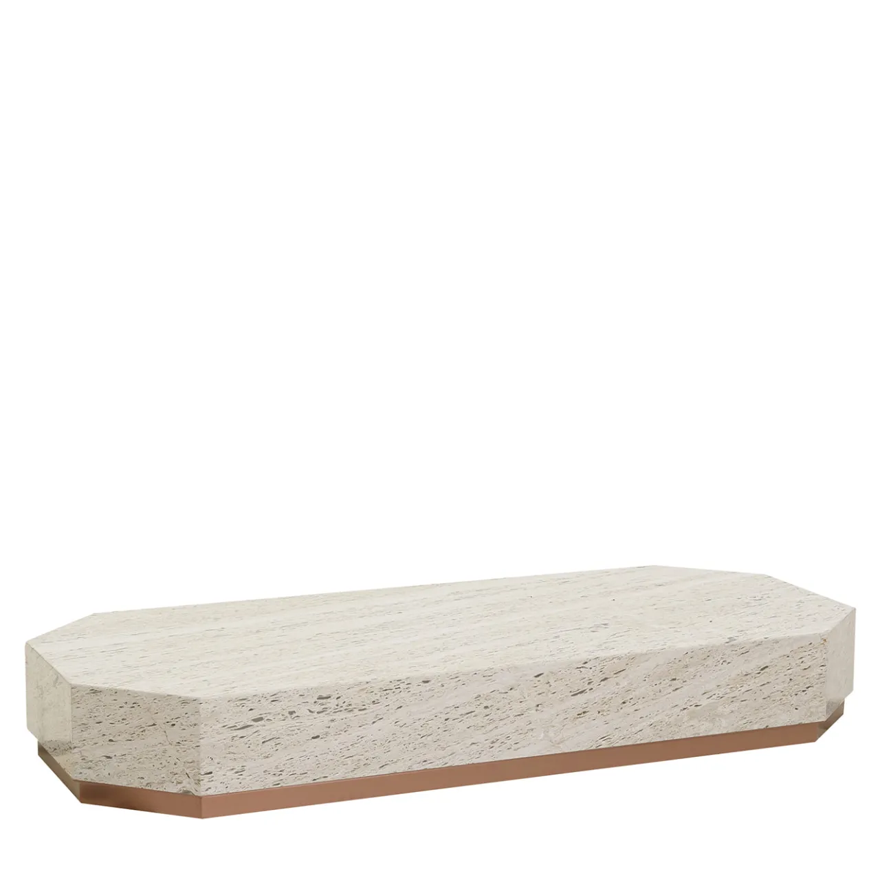 Dolcefarniente Outdoor by DFN Outdoor Coffee Tables<Eternal Hexagon Backlit Travertine Marble Low Table by Bebo & Angel