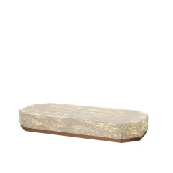 Dolcefarniente Outdoor by DFN Outdoor Coffee Tables<Eternal Hexagon Backlit Travertine Marble Low Table by Bebo & Angel