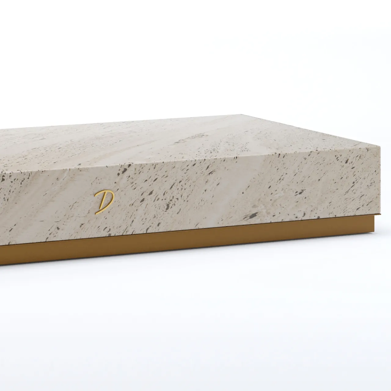 Dolcefarniente Outdoor by DFN Outdoor Coffee Tables<Eternal Square Backlit Travertine Marble Low Table by Bebo & Angel