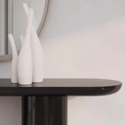 Ultramobili Consoles<Eva Black Brown Glossy Console