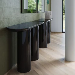 Ultramobili Consoles<Eva Black Brown Glossy Console