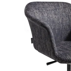 Enrico Pellizzoni Office Chairs<Eva Blue Calvino Fabric Swivel Chair