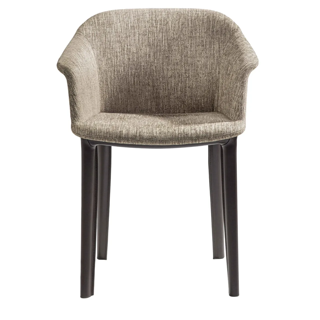 Enrico Pellizzoni Armchairs<Eva Brown Calvino Fabric Armchair
