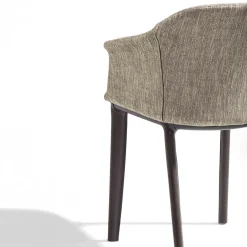 Enrico Pellizzoni Armchairs<Eva Brown Calvino Fabric Armchair