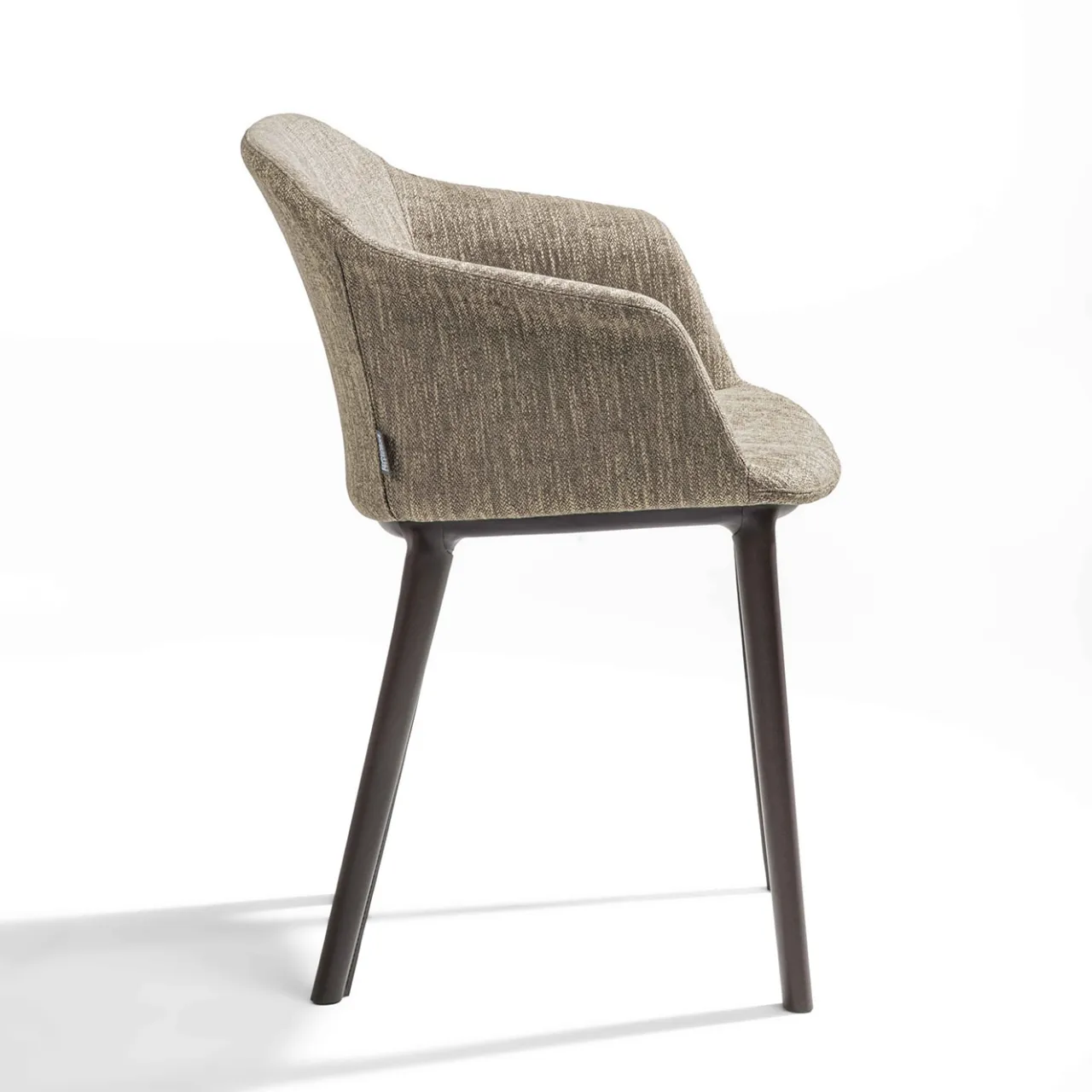 Enrico Pellizzoni Armchairs<Eva Brown Calvino Fabric Armchair