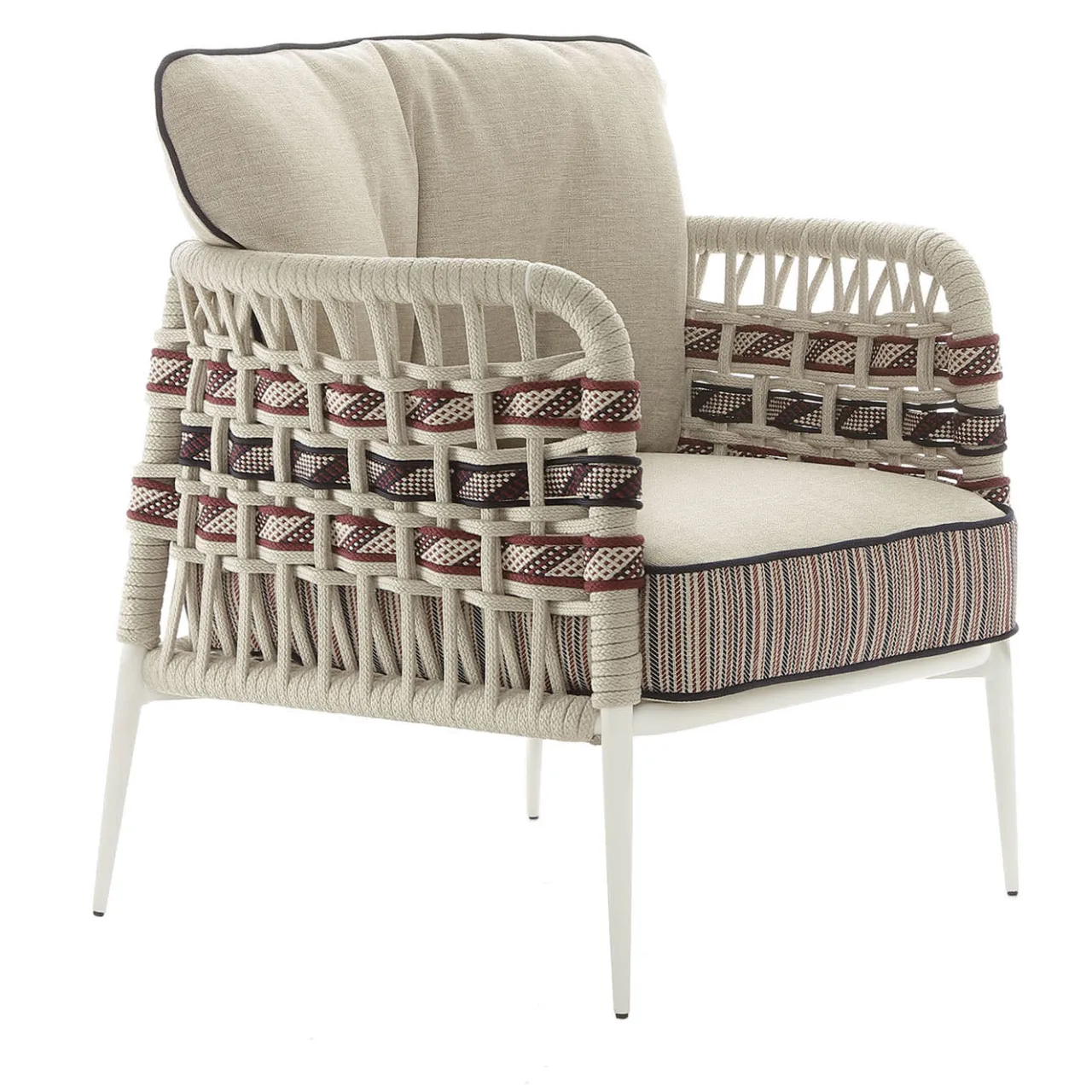 Nodo Italia Outdoor Armchairs<Eva Horizontal Ropes Outdoor Armchair by Antonio Marras