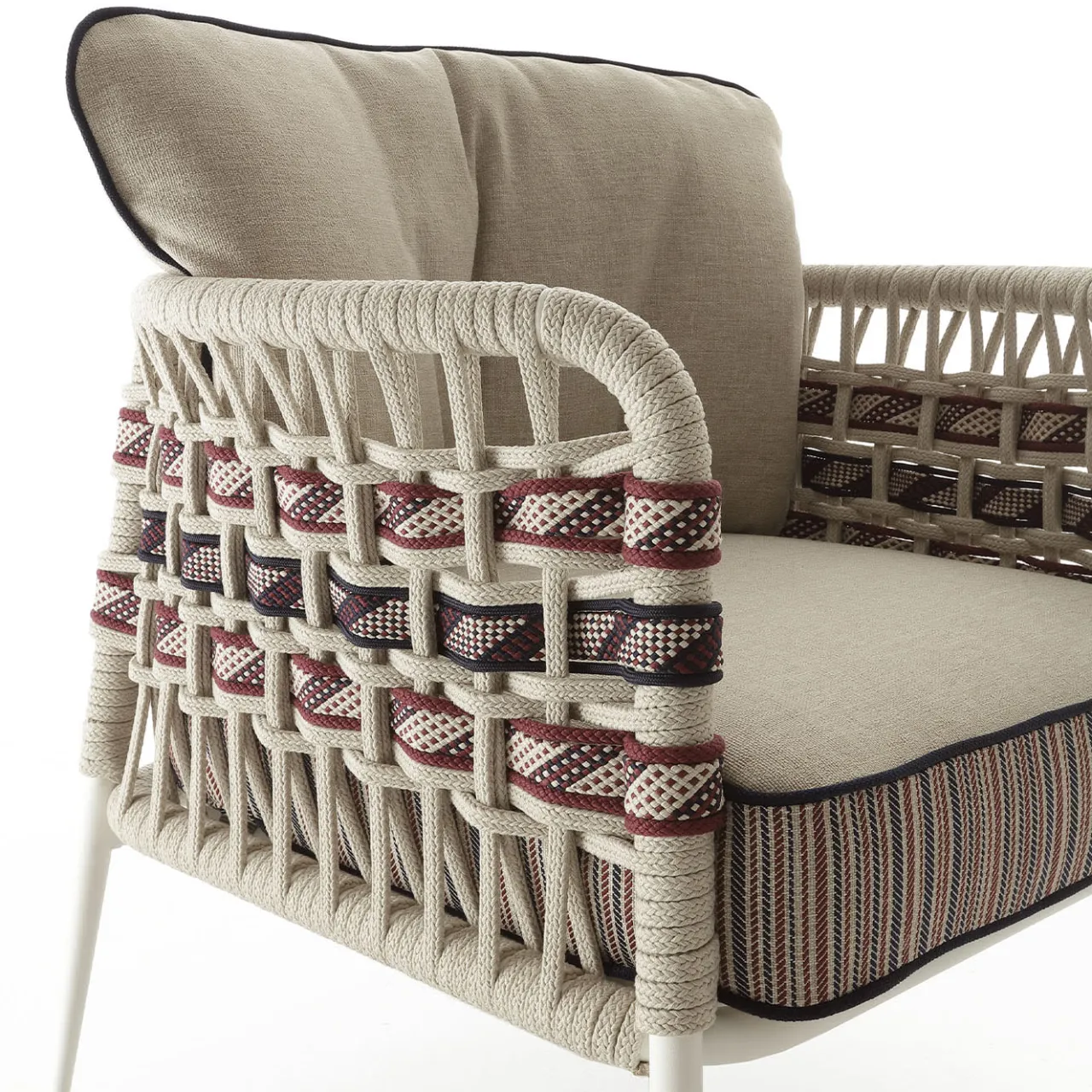 Nodo Italia Outdoor Armchairs<Eva Horizontal Ropes Outdoor Armchair by Antonio Marras