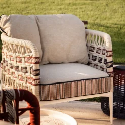 Nodo Italia Outdoor Armchairs<Eva Horizontal Ropes Outdoor Armchair by Antonio Marras