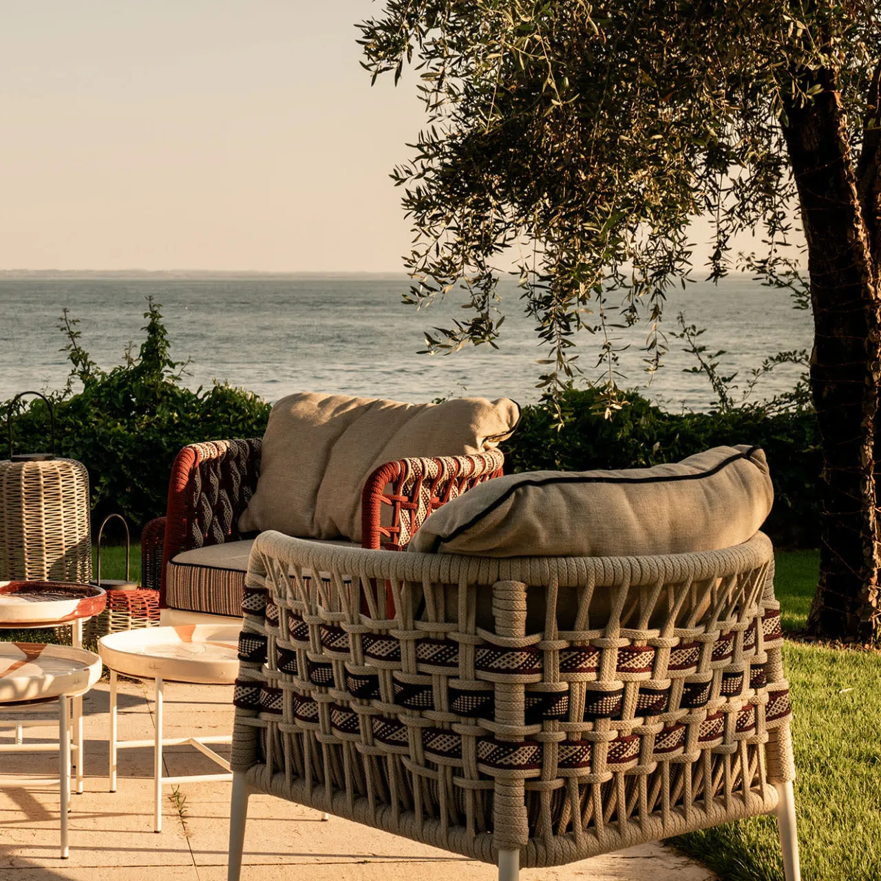 Nodo Italia Outdoor Armchairs<Eva Horizontal Ropes Outdoor Armchair by Antonio Marras