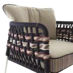 Nodo Italia Outdoor Armchairs<Eva Horizontal Ropes Outdoor Armchair by Antonio Marras