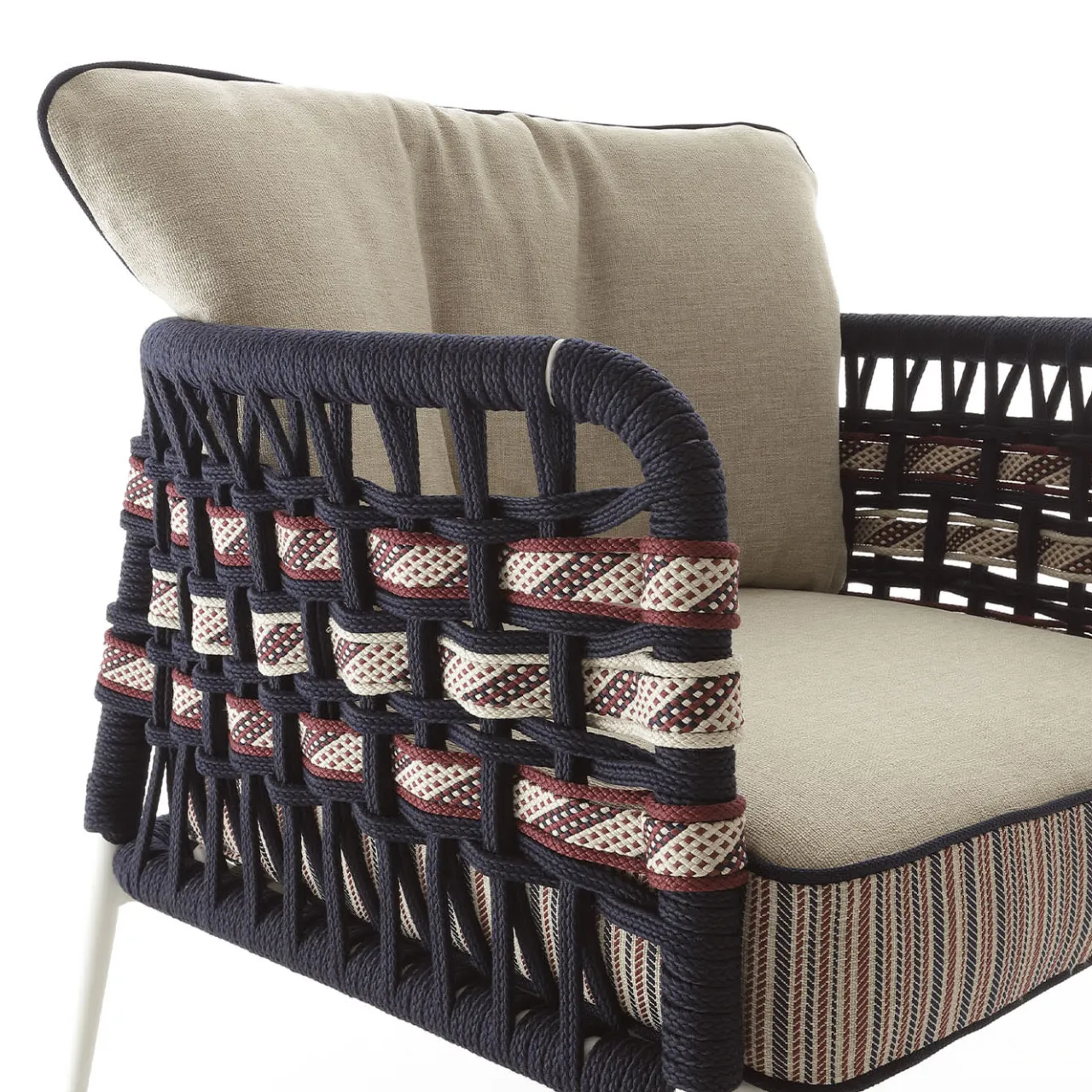 Nodo Italia Outdoor Armchairs<Eva Horizontal Ropes Outdoor Armchair by Antonio Marras