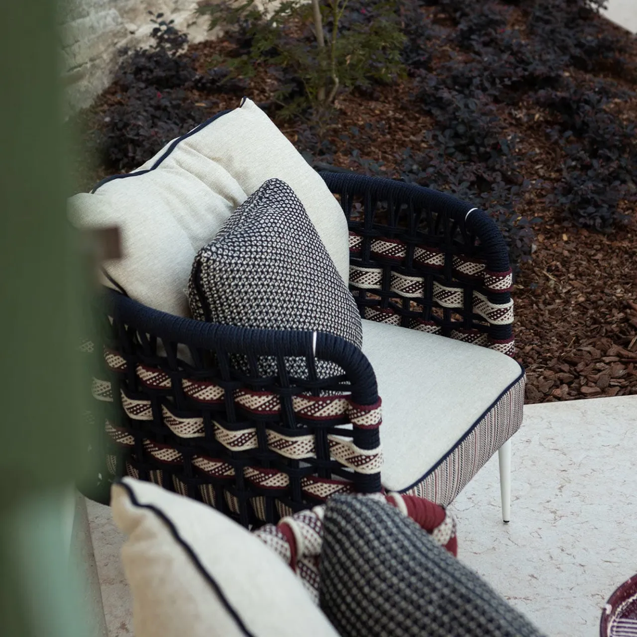 Nodo Italia Outdoor Armchairs<Eva Horizontal Ropes Outdoor Armchair by Antonio Marras