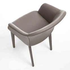 Enrico Pellizzoni Armchairs<Eva Leather Armchair