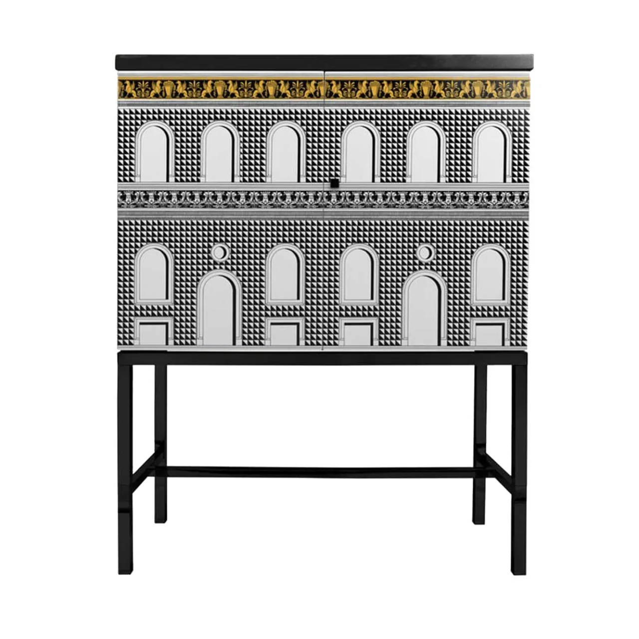 Fornasetti Cabinets<Facciata Quattrocentesca Raised Small Cabinet