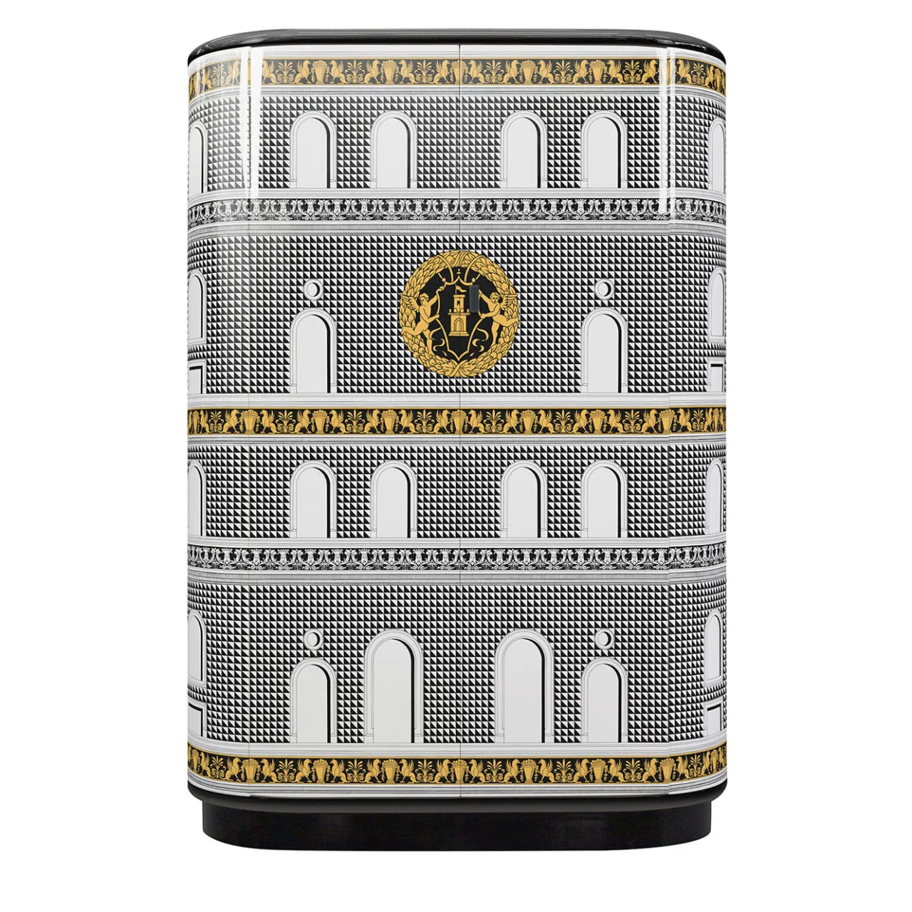Fornasetti Cabinets<Facciata Quattrocentesca Curved Cabinet