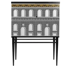 Fornasetti Cabinets<Facciata Quattrocentesca Raised Small Cabinet #1