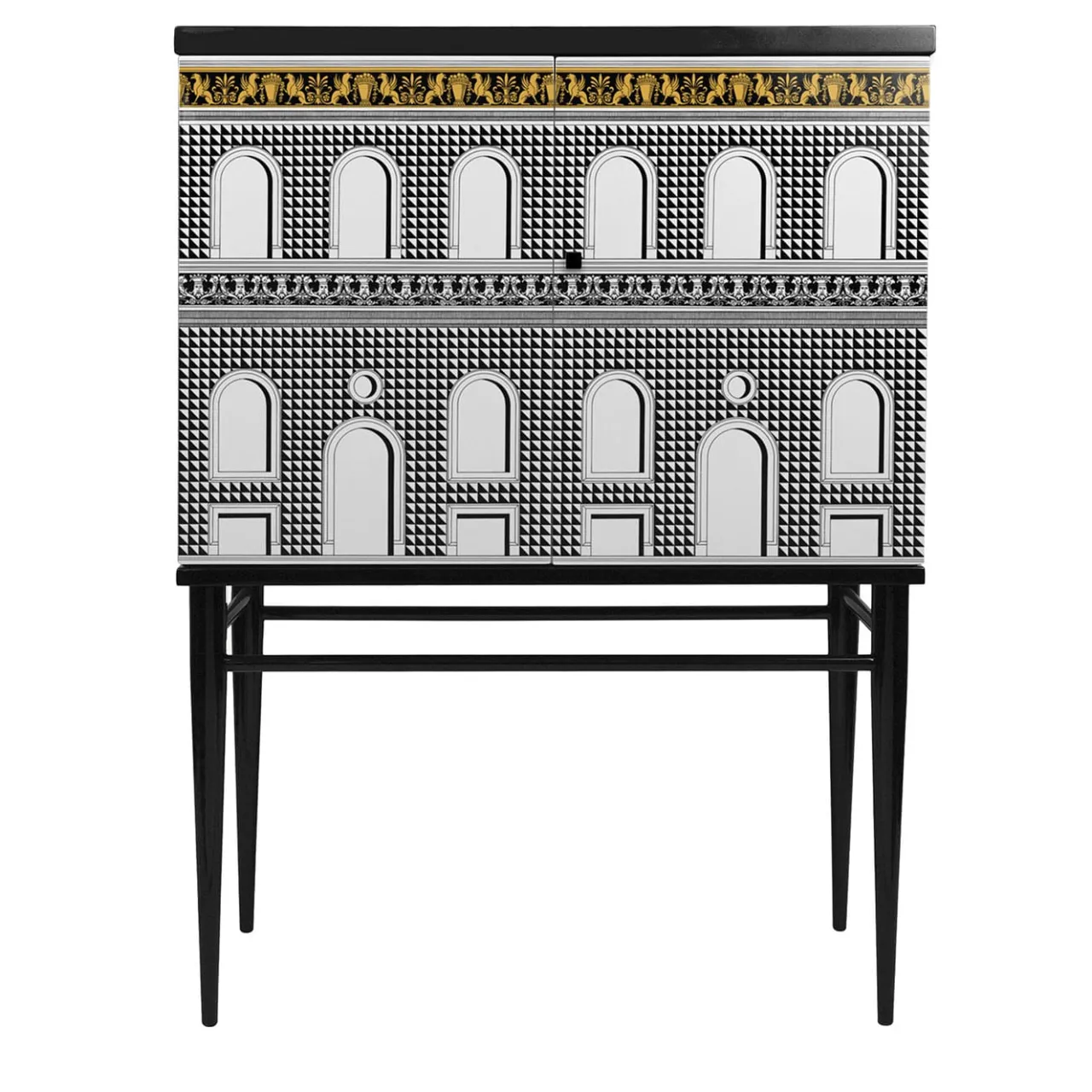 Fornasetti Cabinets<Facciata Quattrocentesca Raised Small Cabinet #1