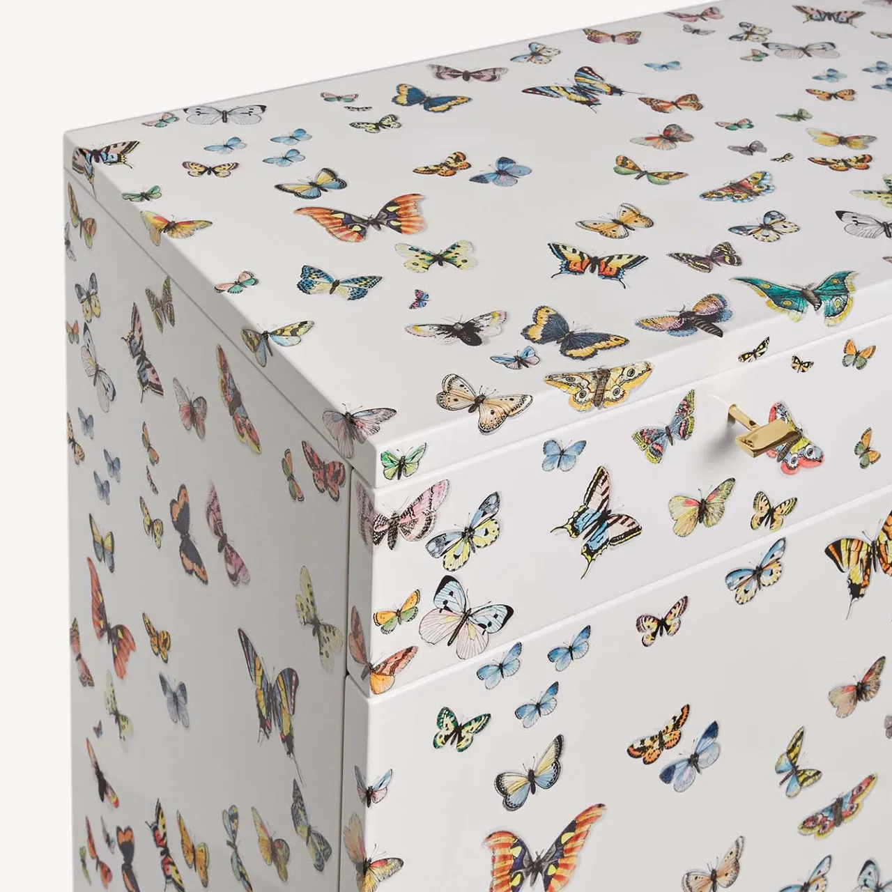 Fornasetti Cabinets<Farfalle White Cabinet